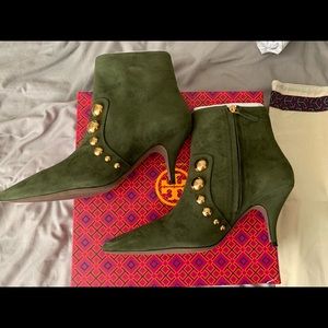 Tory Burch Suede Stud Bootie
